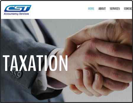 Archived Blade Web Designs project screenshot: CST