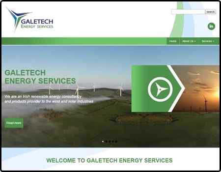 Archived Blade Web Designs project screenshot: Galetech