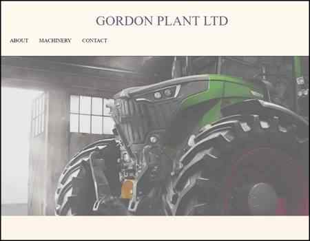 Archived Blade Web Designs project screenshot: Gordon Agrisales