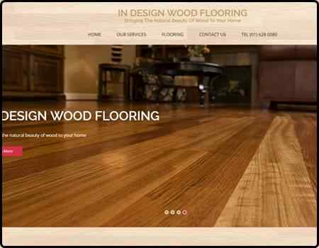 Archived Blade Web Designs project screenshot: In Design