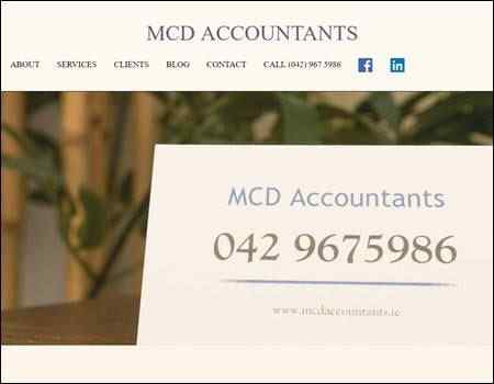 Archived Blade Web Designs project screenshot: MCD