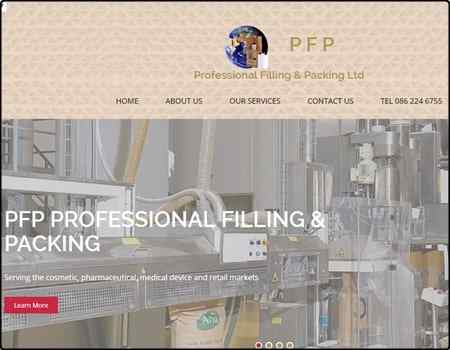 Archived Blade Web Designs project screenshot: PFP