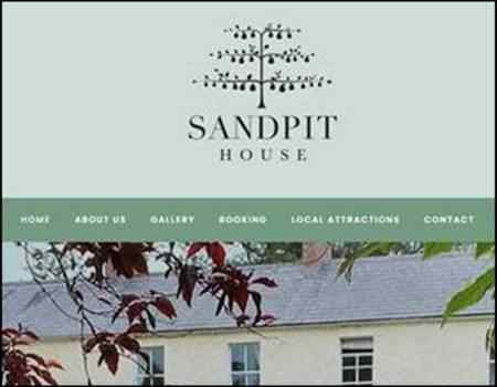 Archived Blade Web Designs project screenshot: Sandpit House