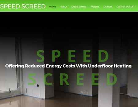 Archived Blade Web Designs project screenshot: Speed Screed