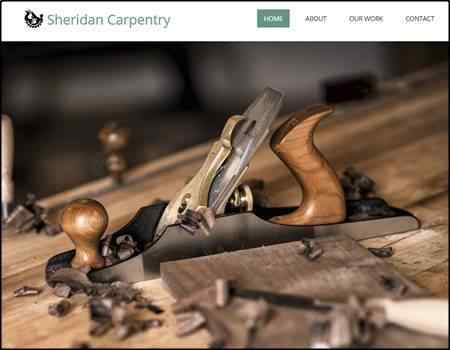 Archived Blade Web Designs project screenshot: Sheridan