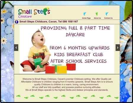 Archived Blade Web Designs project screenshot: Smallsteps