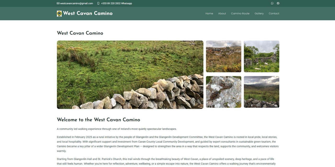 Blade Web Designs project screenshot: West Cavan Camino